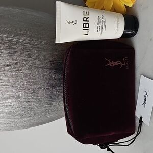 Yves Saint Laurent Libre Perfume Body Balm with Burgundy Pouch